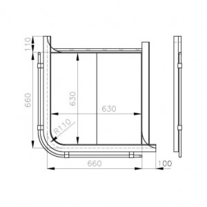 630x630mm