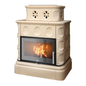 Karelie exclusive s kachľovým soklom - piesková