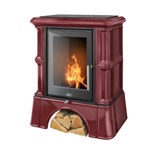 Bavaria s kachľovým soklom exclusive - bordó