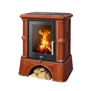 Bavaria s kachľovým soklom exclusive - gaštan